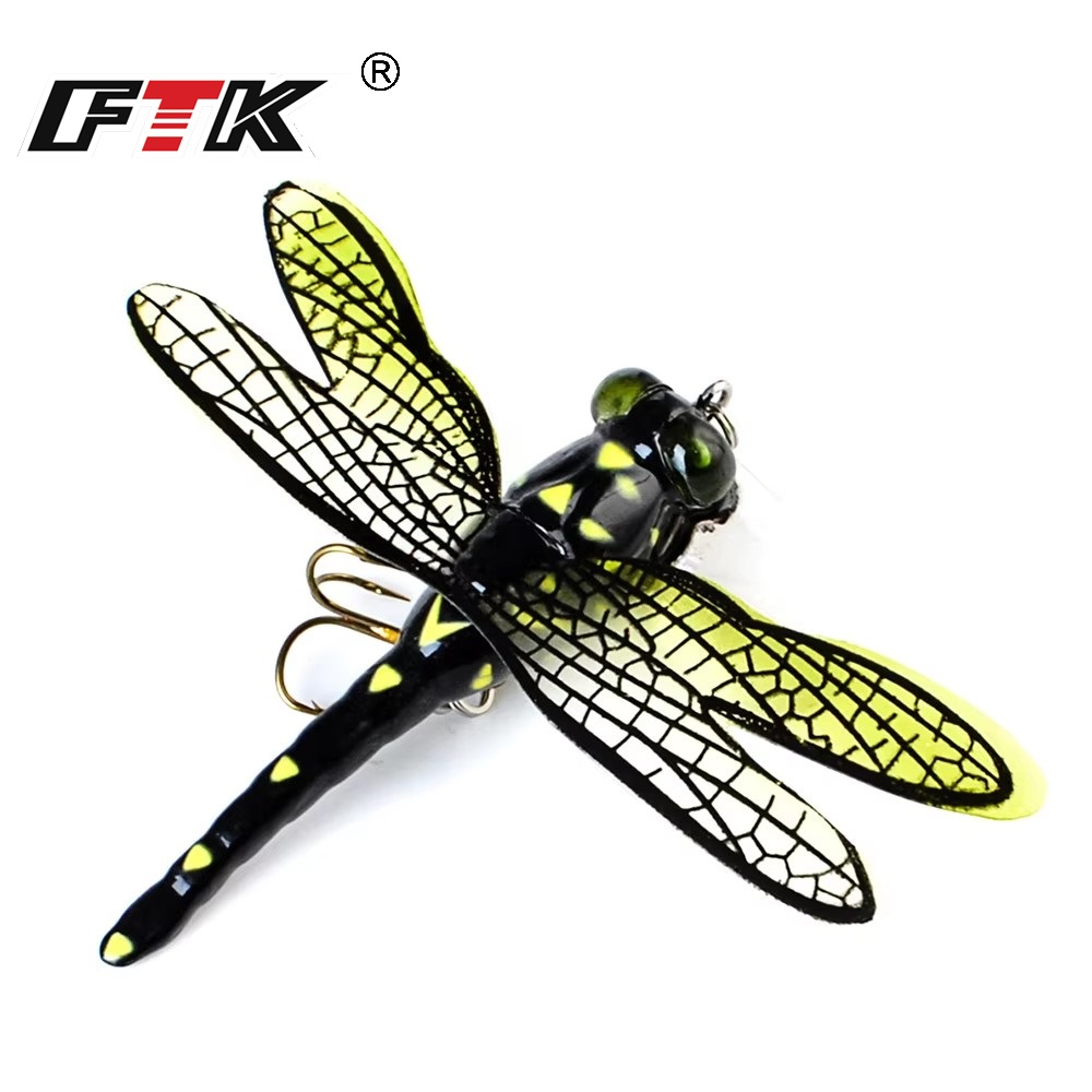 Fishing Lure Topwater - FTK 6g Topwater Dragonfly Dry Flies
