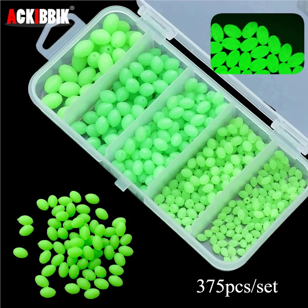 Ackibbik 375pcs/box Luminous F - огляд і ціна Fishing Lure Box
