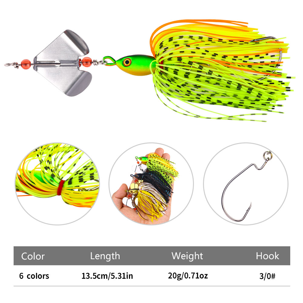 Buzzbait Fishing Lure with Rot - огляд і ціна Fishing Lure Blade Bait