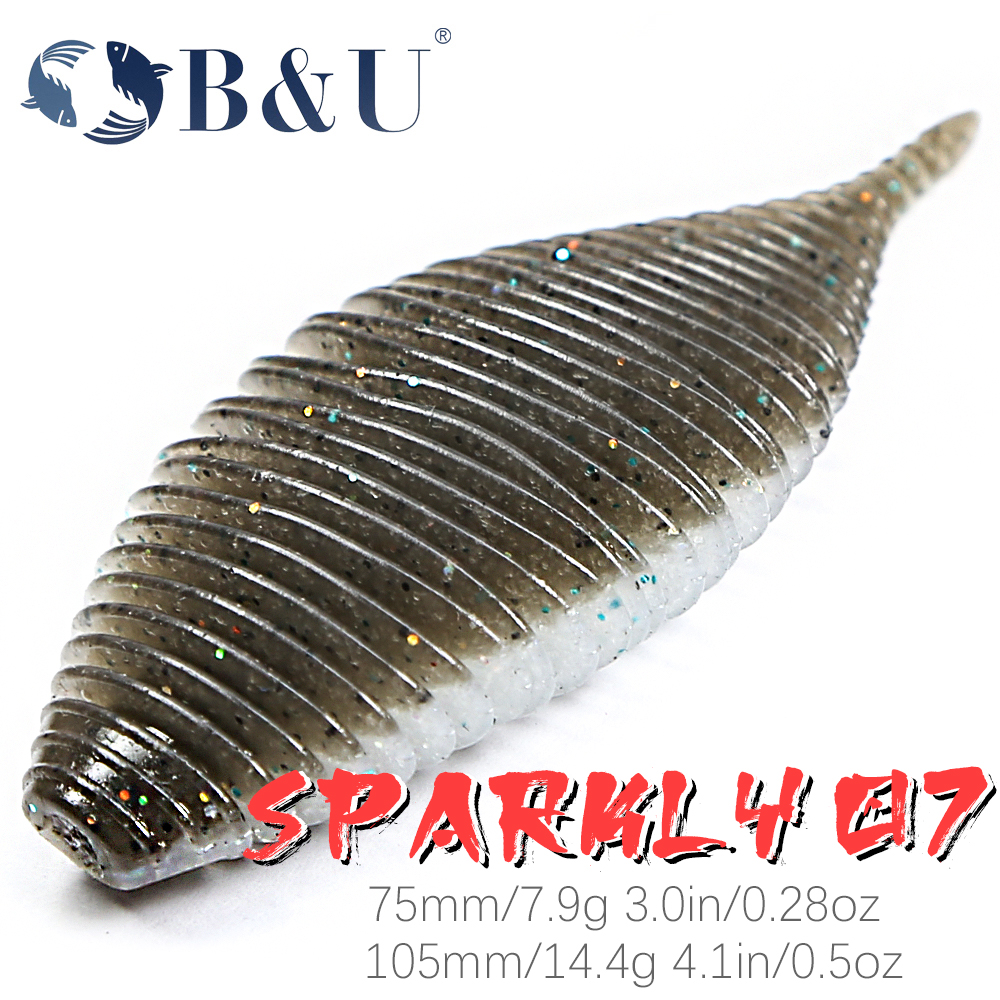 B&U BELLOWS GILL 75/105 Fishin - огляд і ціна Fishing Lure Soft Plastic