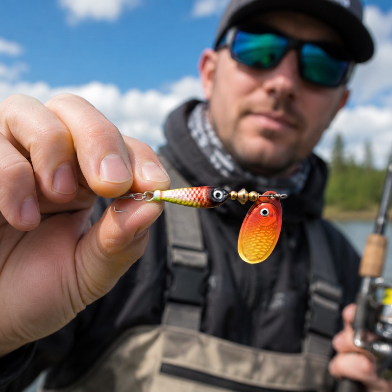 Fishing Spinner Lure Metal Rot - огляд і ціна Fishing Lure Blade Bait