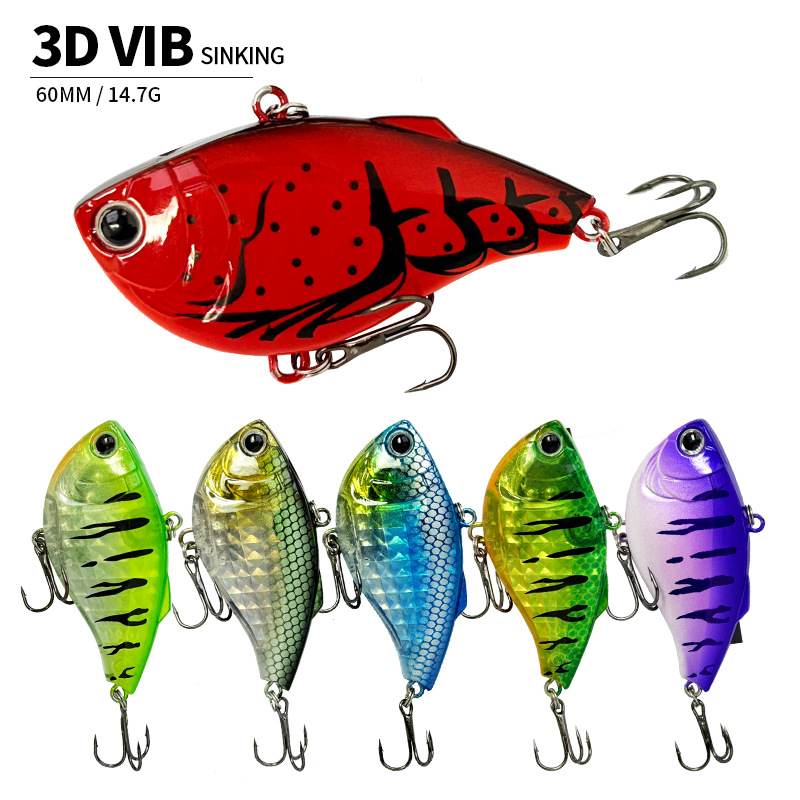 60mm 14.7g Sinking VIB Fishing - огляд і ціна Fishing Lure Jerkbait