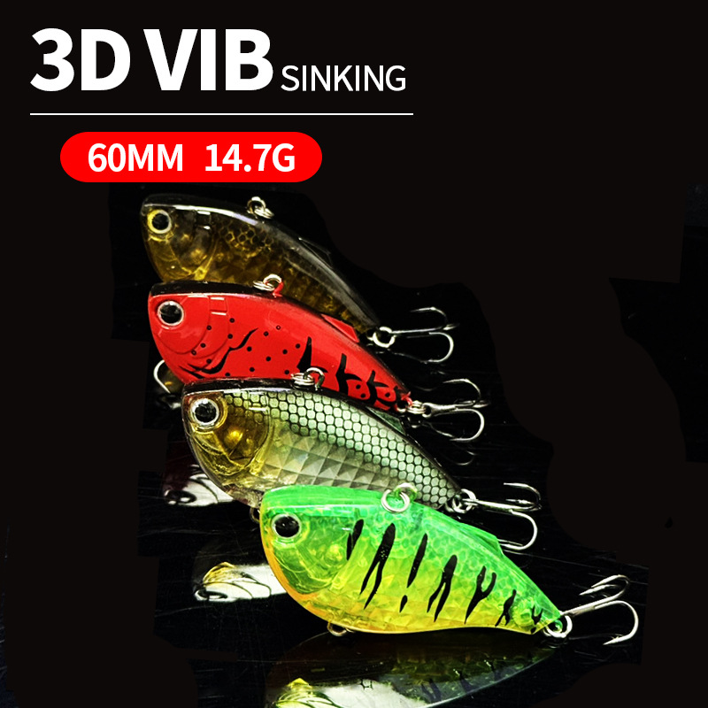 60mm 14.7g Sinking VIB Fishing - огляд і ціна Fishing Lure Jerkbait