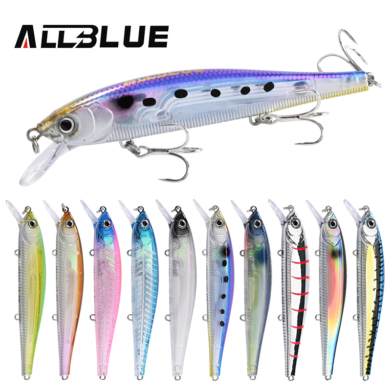 ALLBLUE 3D Jerkbait Wobbler Fi - огляд і ціна Fishing Lure Topwater