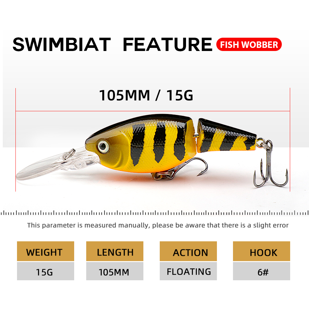 Agoie Deep Diving Crankbaits J - огляд і ціна Fishing Lure Popper