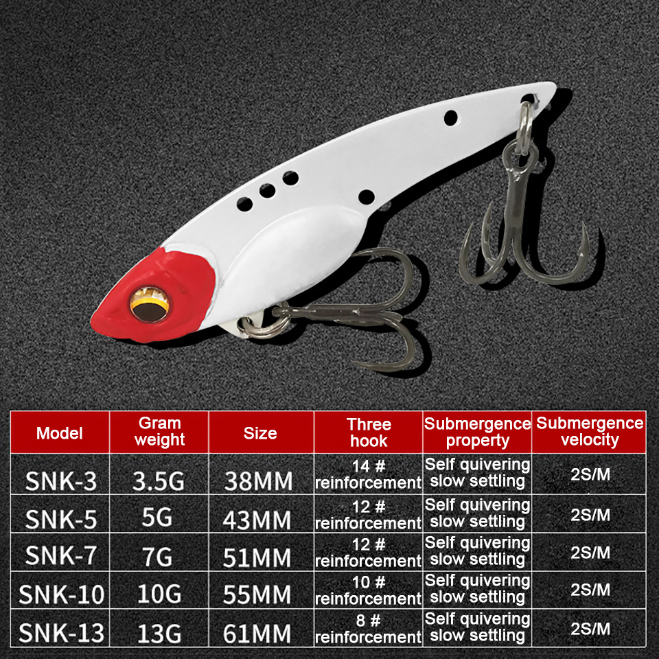 GOBYGO 3.5G-13G Metal VIB Fish - огляд і ціна Fishing Lure Swimbait