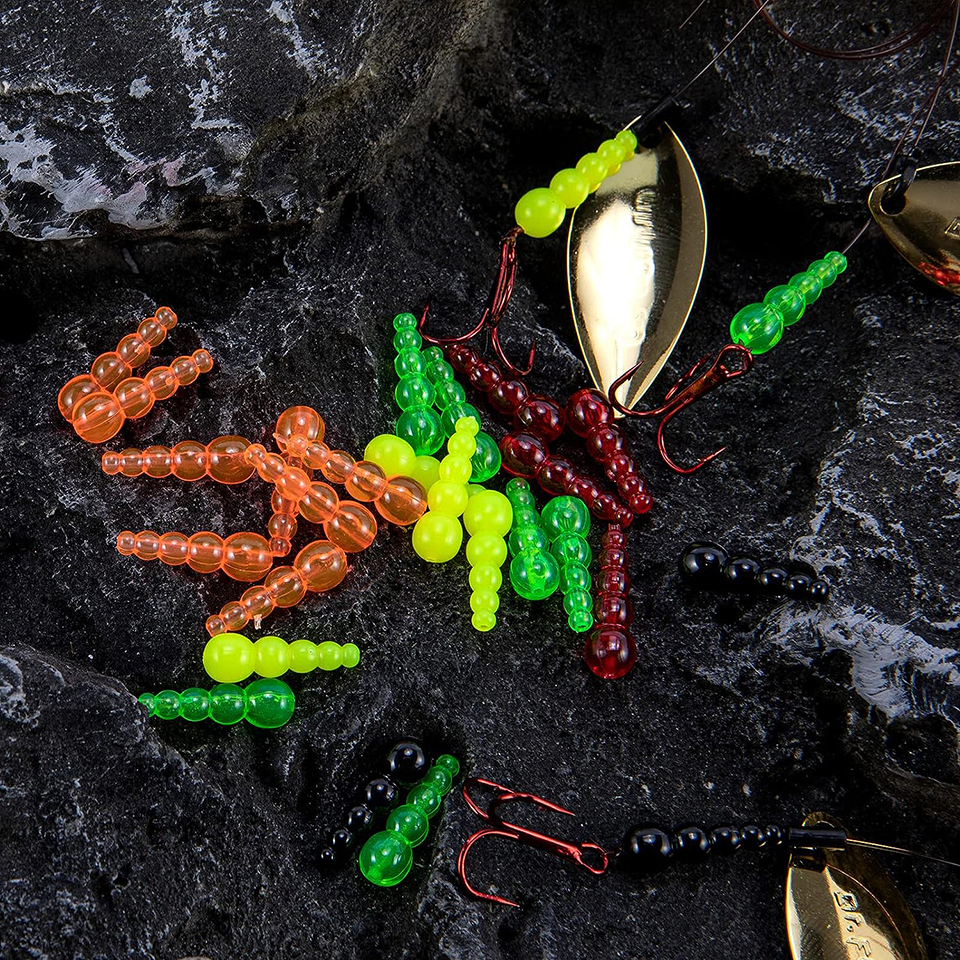 50PCS Stacked Fishing Beads Tr - огляд і ціна Fishing Lure Spinner