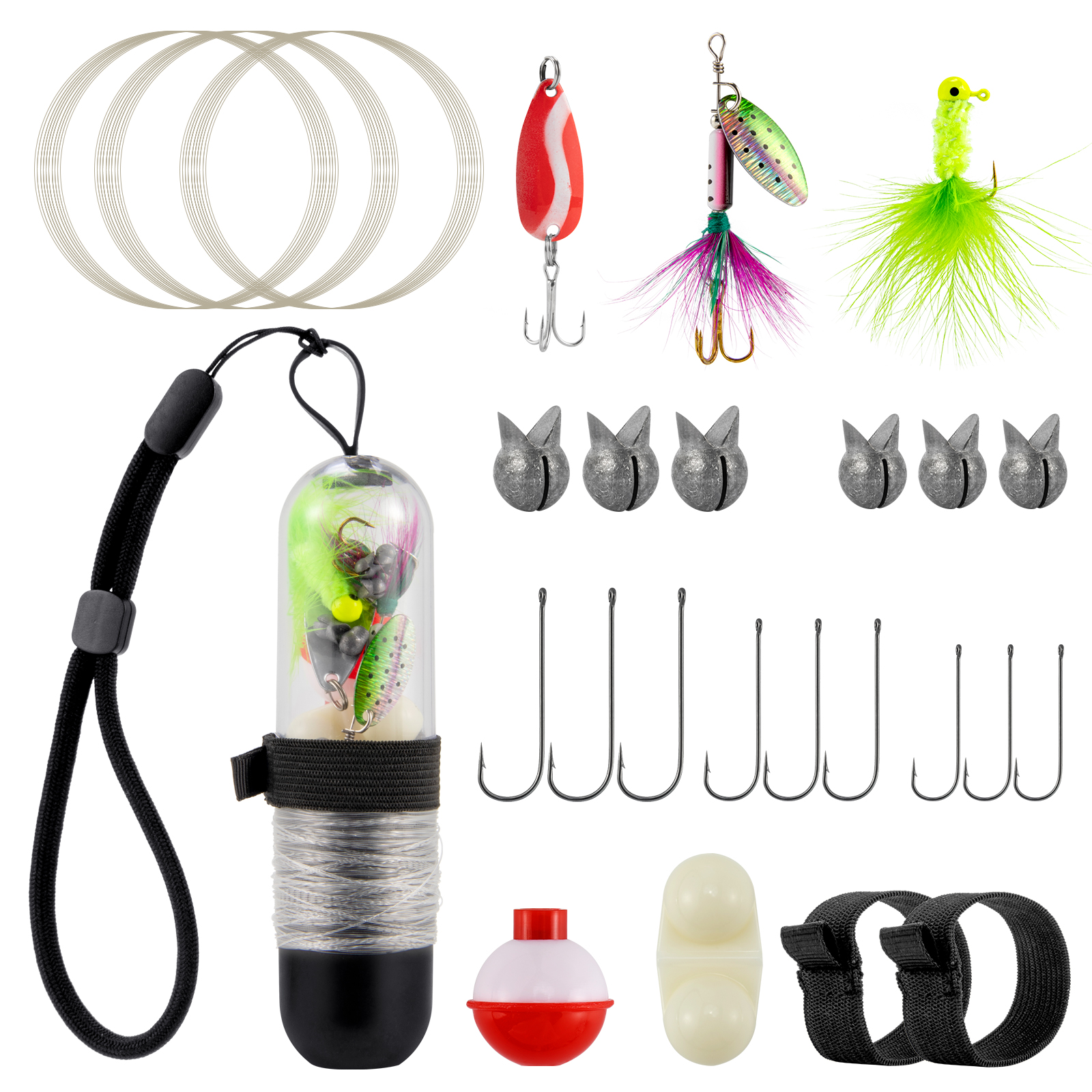 25pcs Survival Fishing Kit Poc - огляд і ціна Fishing Lure Spinner