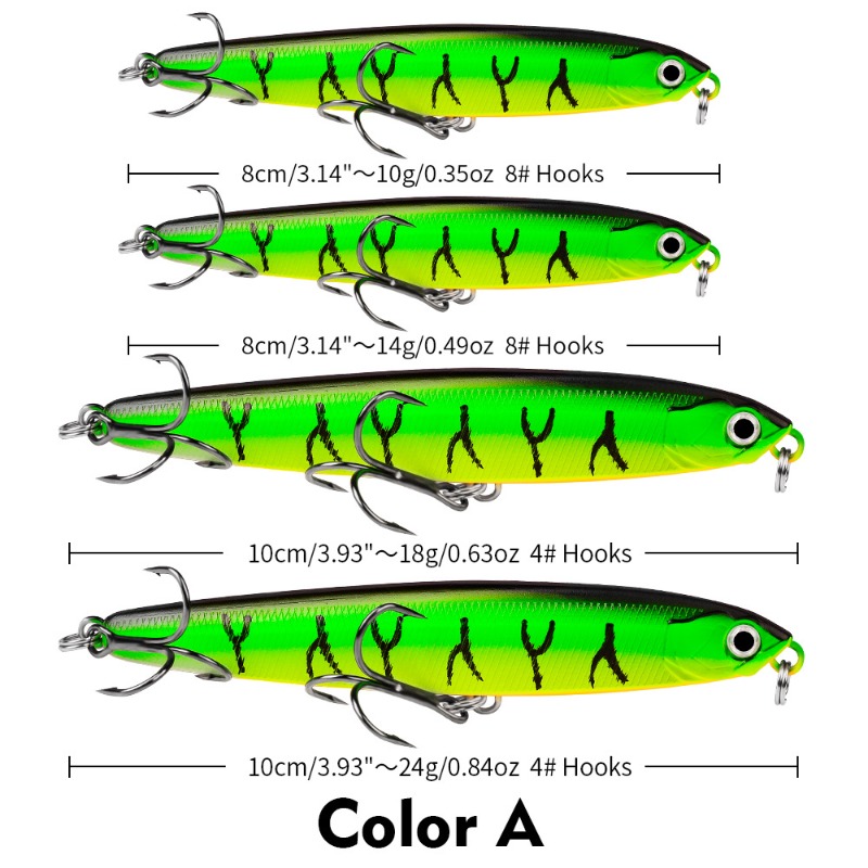 1Pcs Weights 10-24g  Pencil Lu - огляд і ціна Fishing Lure Popper