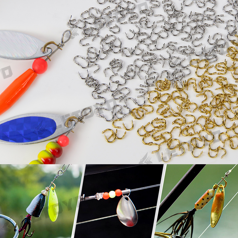 LETOYO 100pcs Folded Clevises  - огляд і ціна Fishing Lure Spoon