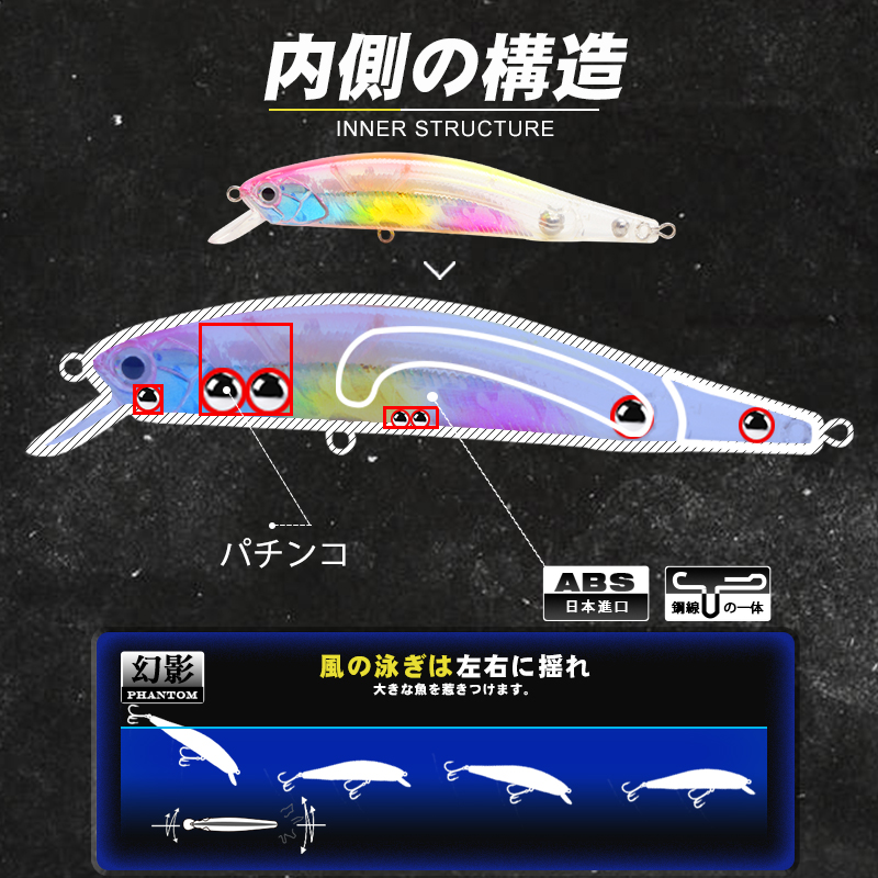 D1 Floating Minnow 95mm/12.5g  - огляд і ціна Fishing Lure Jerkbait