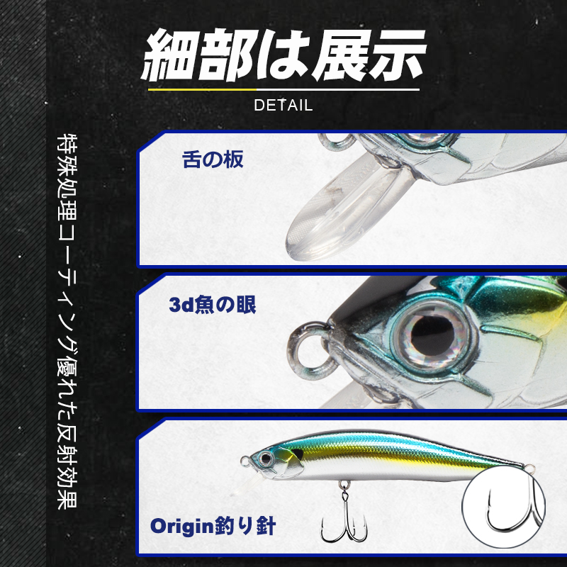 D1 Floating Minnow 95mm/12.5g  - огляд і ціна Fishing Lure Jerkbait