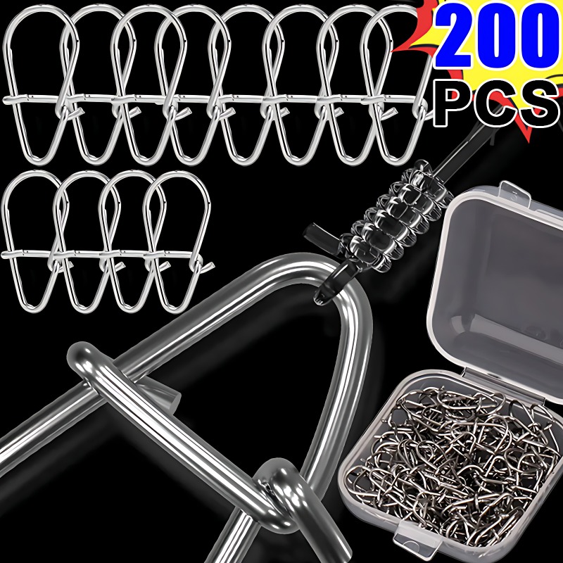 100/200PCS Stainless Steel Fis - огляд і ціна Fishing Lure Accessories