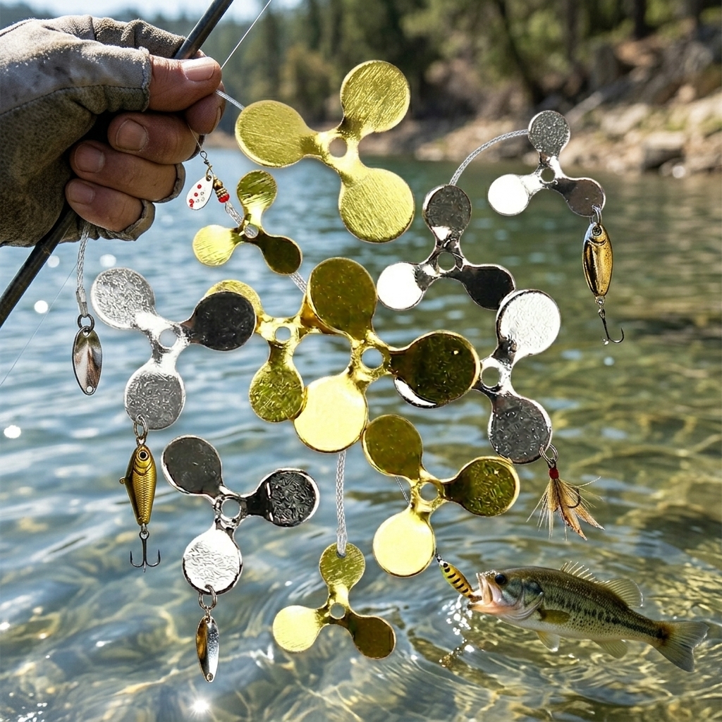200Pcs 3-Blade Propeller Fishi - огляд і ціна Fishing Lure Blade Bait