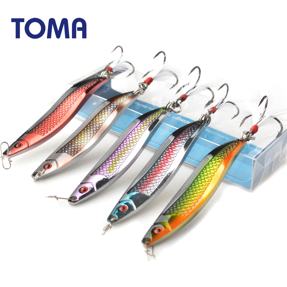 TOMA Metal Zinc Spoon Fishing  - огляд і ціна Fishing Lure Spinnerbait