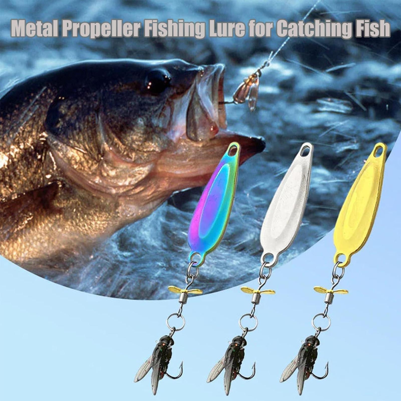 3 Pack Metal Spinner Baits 3D  - огляд і ціна Fishing Lure Blade Bait