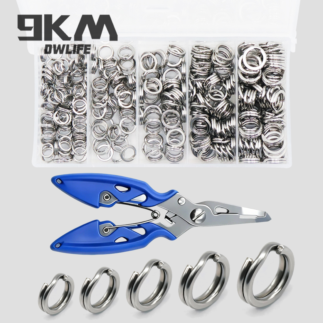 9KM 260-280pcs Fishing Split R - огляд і ціна Fishing Lure Making Kit