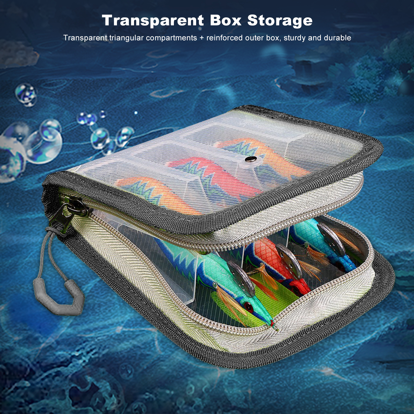 6 Grid Fishing Lure Storage Ba - огляд і ціна Fishing Lure Jig