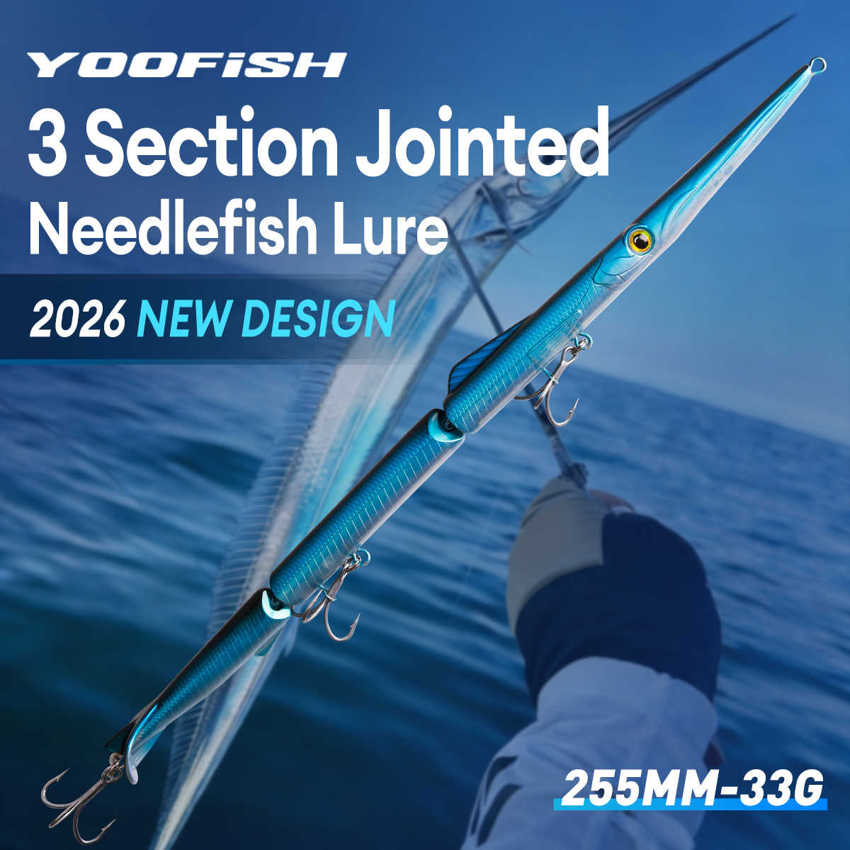 YOOFISH Jointed Pencil Bait 3  - огляд і ціна Fishing Lure Popper