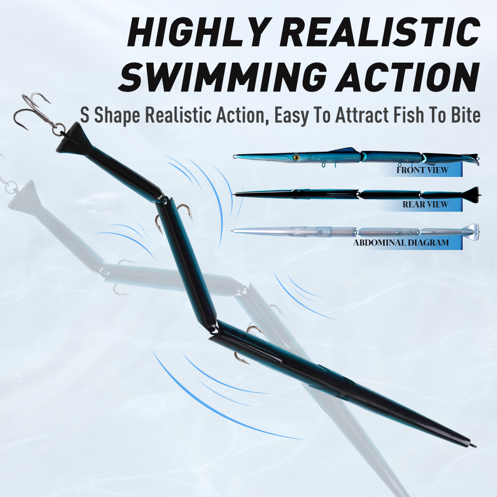 YOOFISH Jointed Pencil Bait 3  - огляд і ціна Fishing Lure Popper
