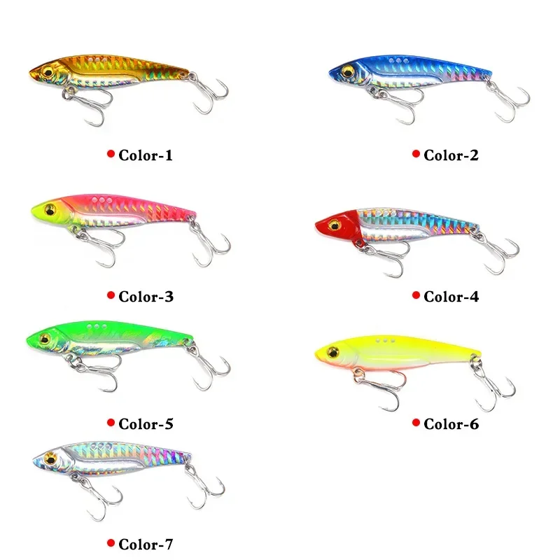 8/13/16/20g 3D Blue Yellow Pin - огляд і ціна Fishing Lure Blade Bait