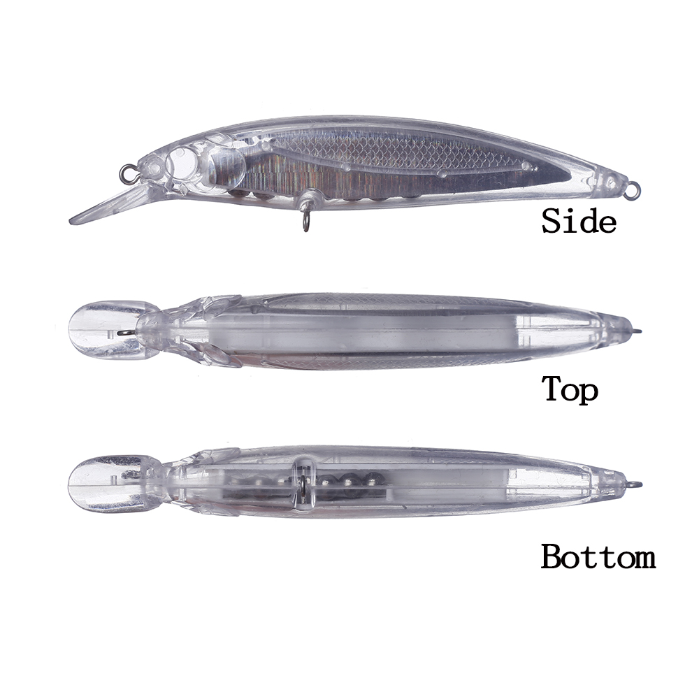 Chan’sHuang 20PCS Unpainted Bl - огляд і ціна Fishing Lure Blade Bait