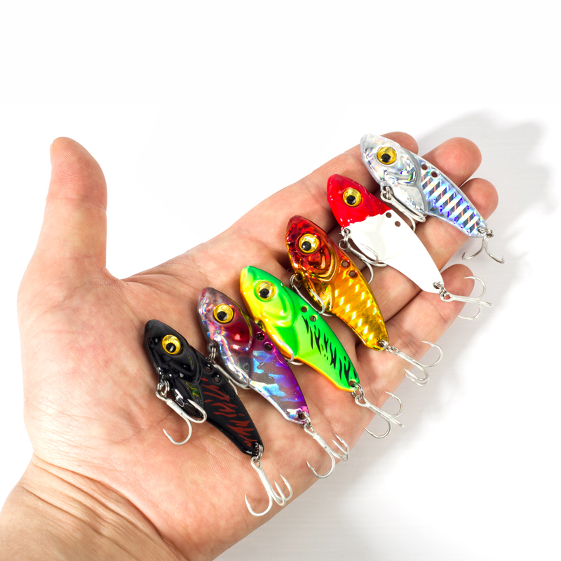 6PCS Metal VIB Lure 5g 7g 10g  - огляд і ціна Fishing Lure Spoon