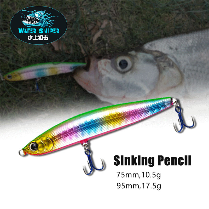 Water Sniper 10.5g 75mm Jerk P - огляд і ціна Fishing Lure Jerkbait