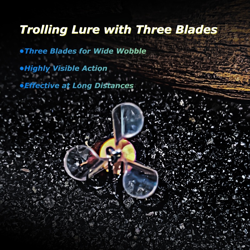 Wondersee 3-Blade Topwater Fis - огляд і ціна Fishing Lure Blade Bait