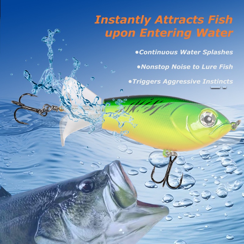 Wondersee 3-Blade Topwater Fis - огляд і ціна Fishing Lure Blade Bait