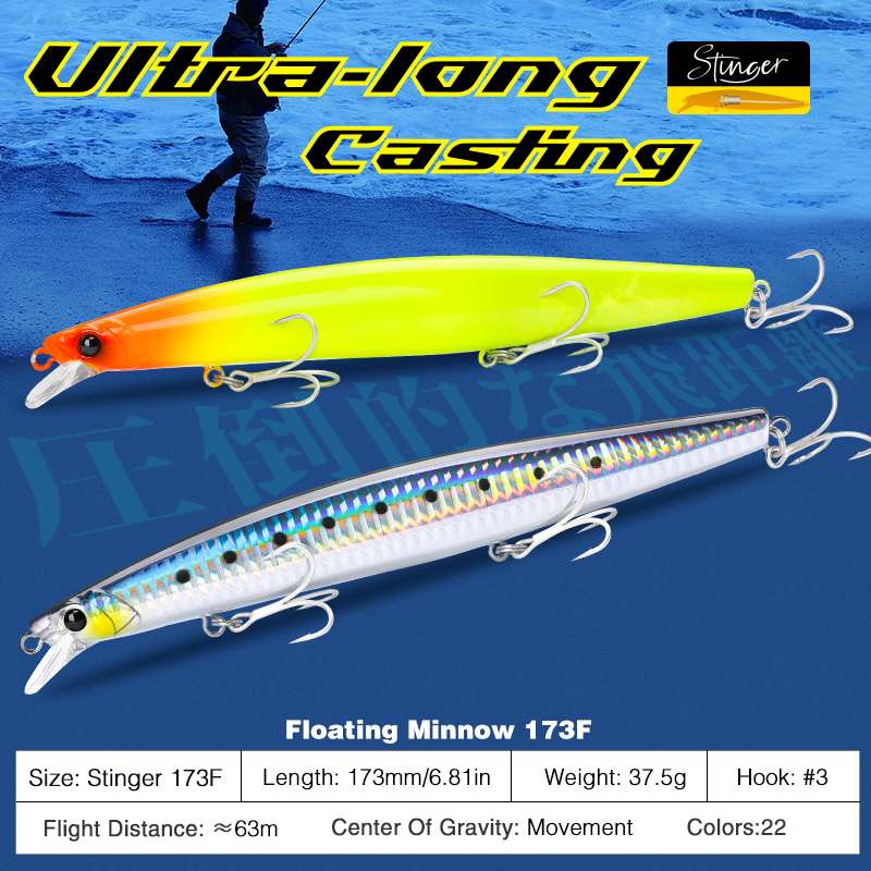 TSURINOYA Shore Fishing STINGE - огляд і ціна Fishing Lure Popper