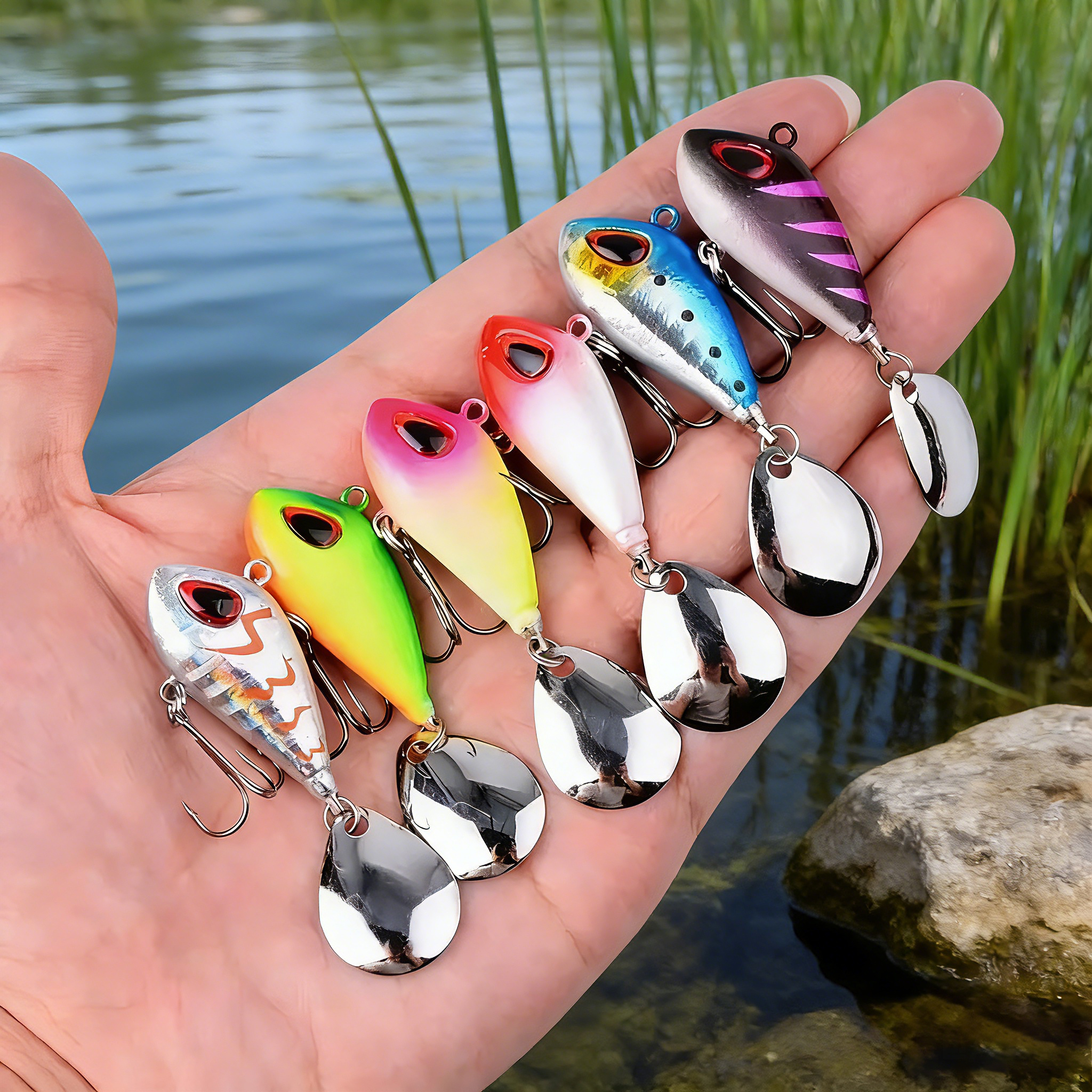 5/6pcs Mini VIB With Spoon Fis - огляд і ціна Fishing Lure Crankbait