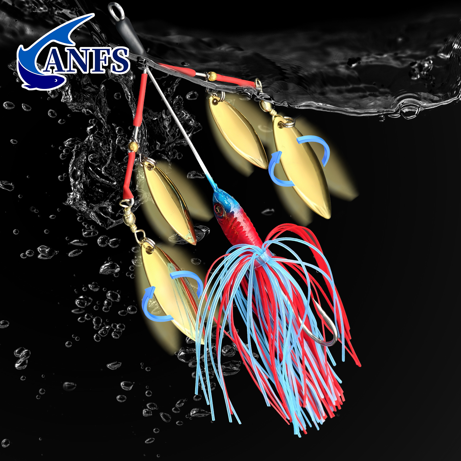 ANFS 1pc Fishing Lure Multi-Bl - огляд і ціна Fishing Lure Blade Bait