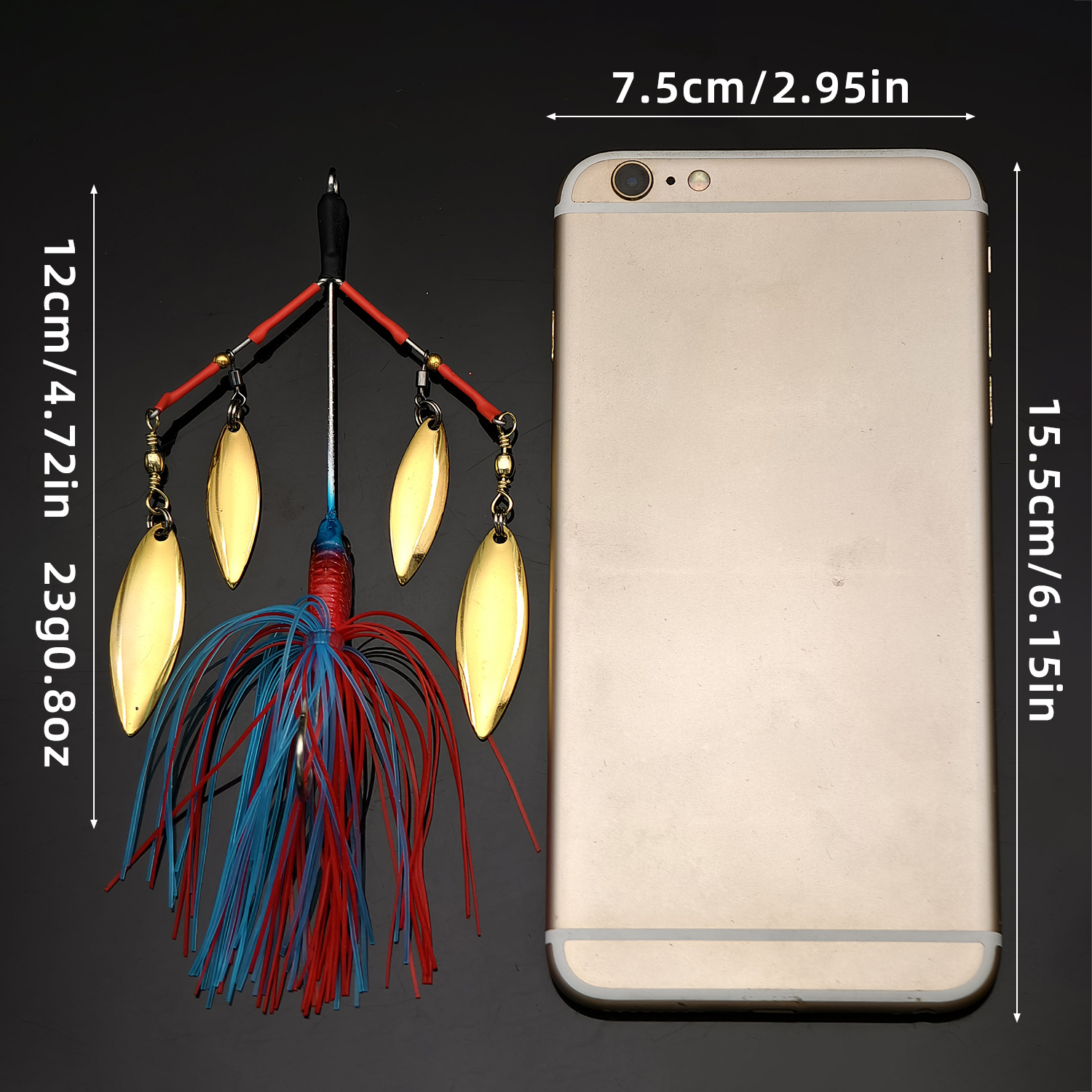 ANFS 1pc Fishing Lure Multi-Bl - огляд і ціна Fishing Lure Blade Bait