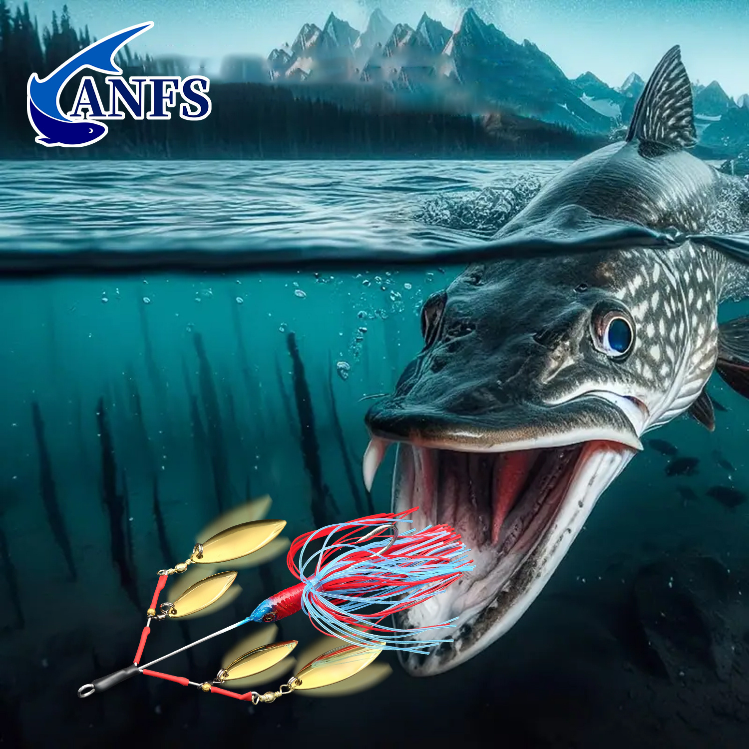 ANFS 1pc Fishing Lure Multi-Bl - огляд і ціна Fishing Lure Blade Bait