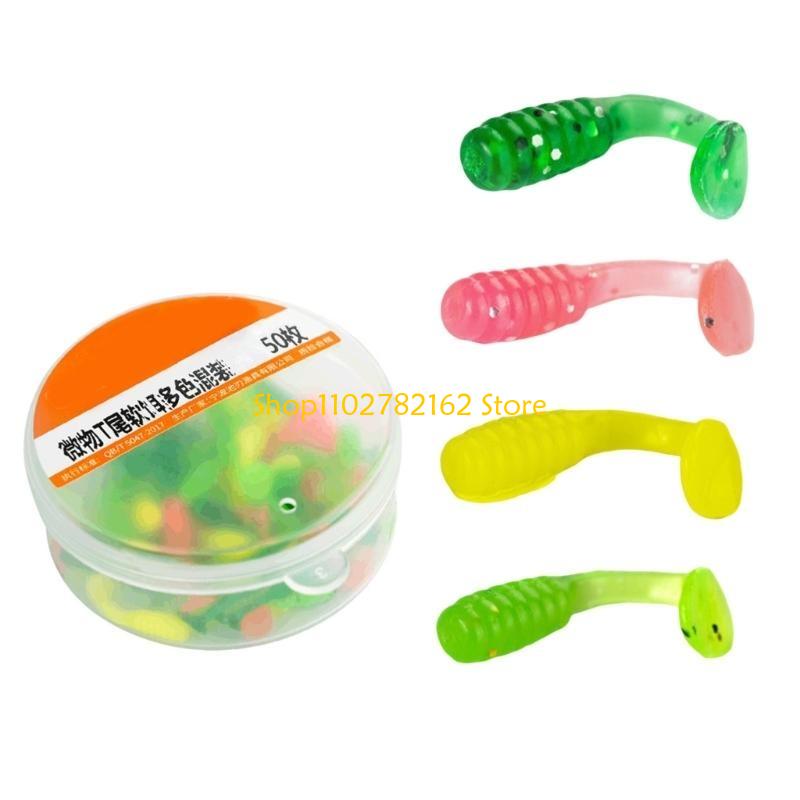547B 50Pcs Artificial Baits Fi - огляд і ціна Fishing Lure Swimbait