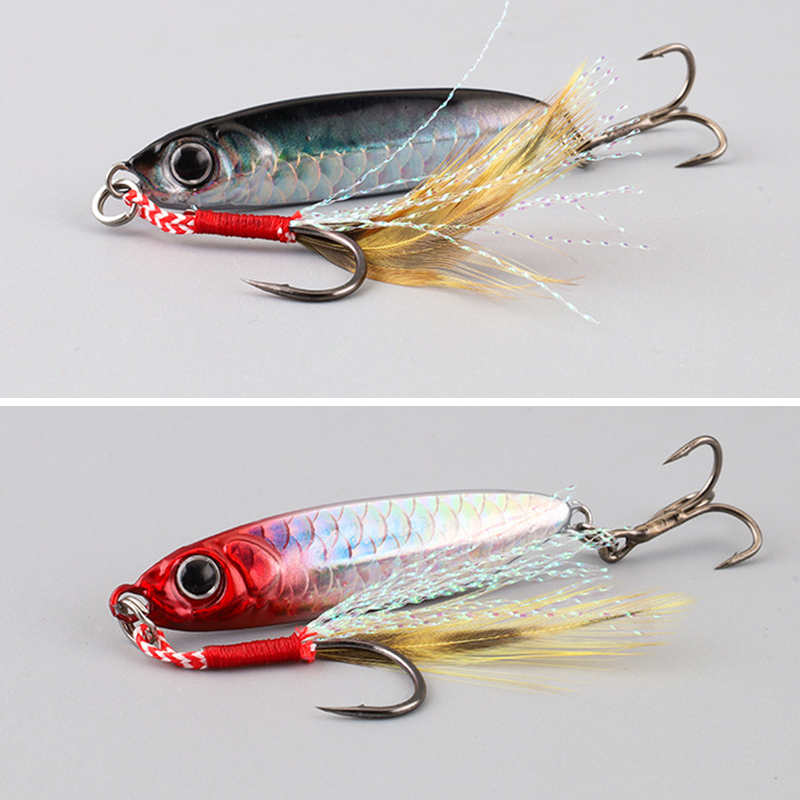 Micro Metal Jig 7g 10g 15g 20g - огляд і ціна Fishing Lure Spoon