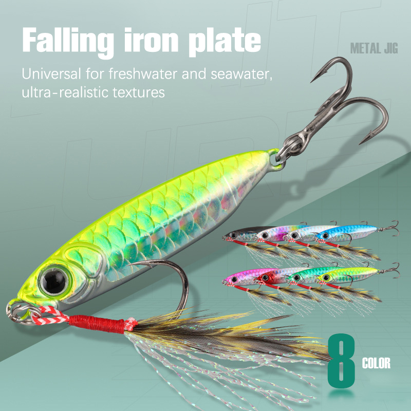 Micro Metal Jig 7g 10g 15g 20g - огляд і ціна Fishing Lure Spoon