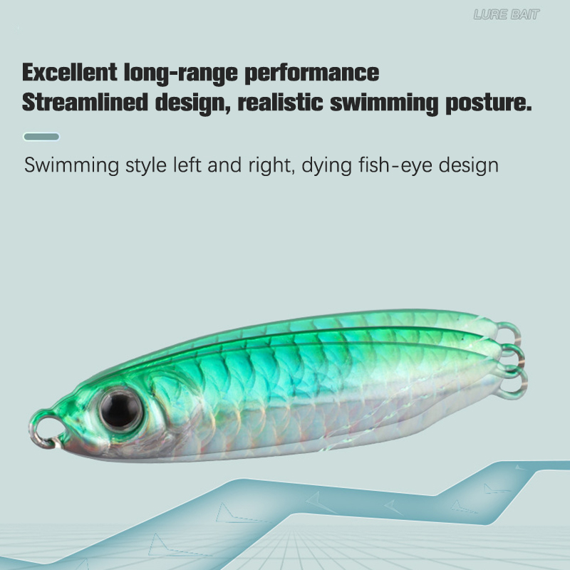 Micro Metal Jig 7g 10g 15g 20g - огляд і ціна Fishing Lure Spoon