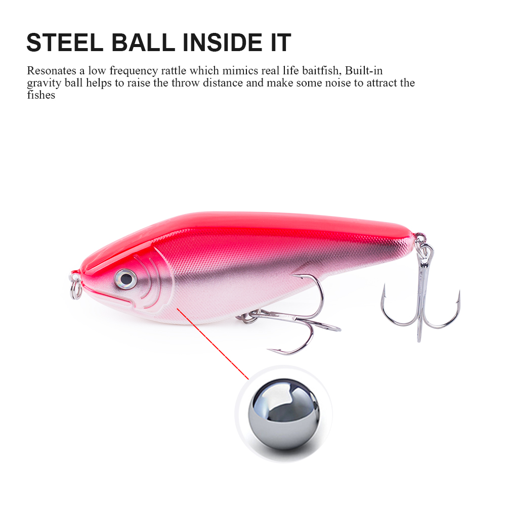 Hanlin NEW Glide Jerkbait 90mm - огляд і ціна Fishing Lure Swimbait
