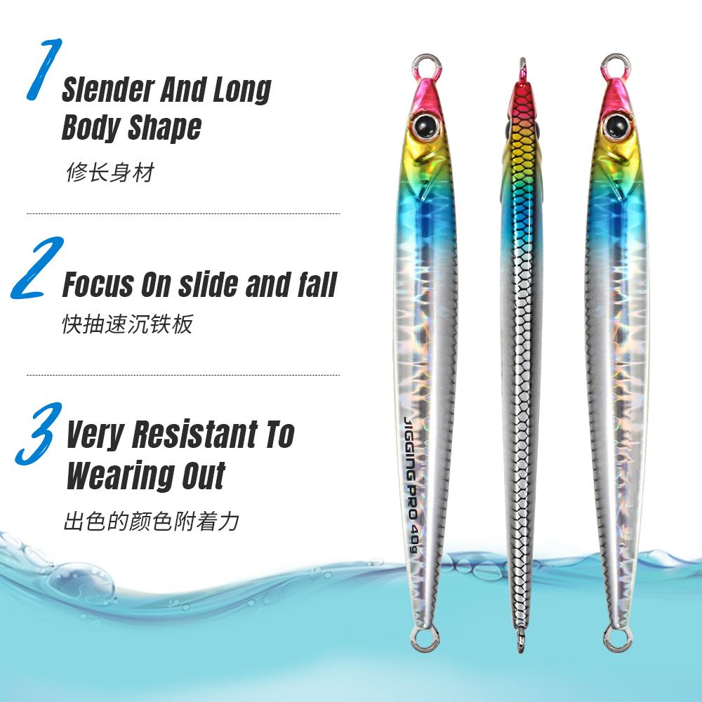 JIGGING PRO 40g 60g Slide Stic - огляд і ціна Fishing Lure Buzzbait