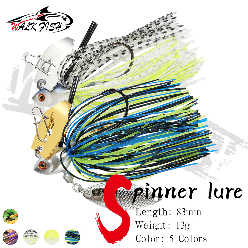 WALK FISH 1Pcs 13g 83mm Spinne - огляд і ціна Fishing Lure Blade Bait
