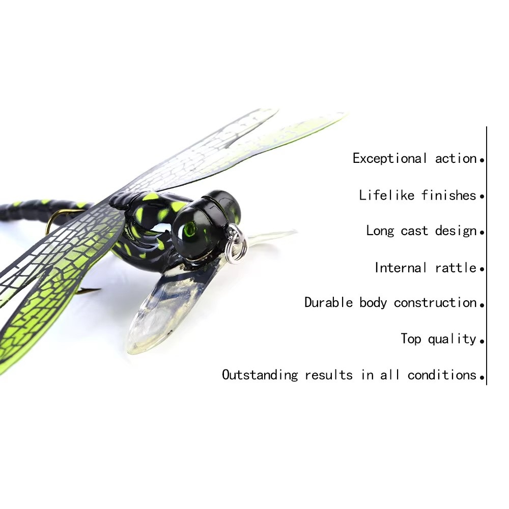 FTK 6g Topwater Dragonfly Dry  - огляд і ціна Fishing Lure Topwater
