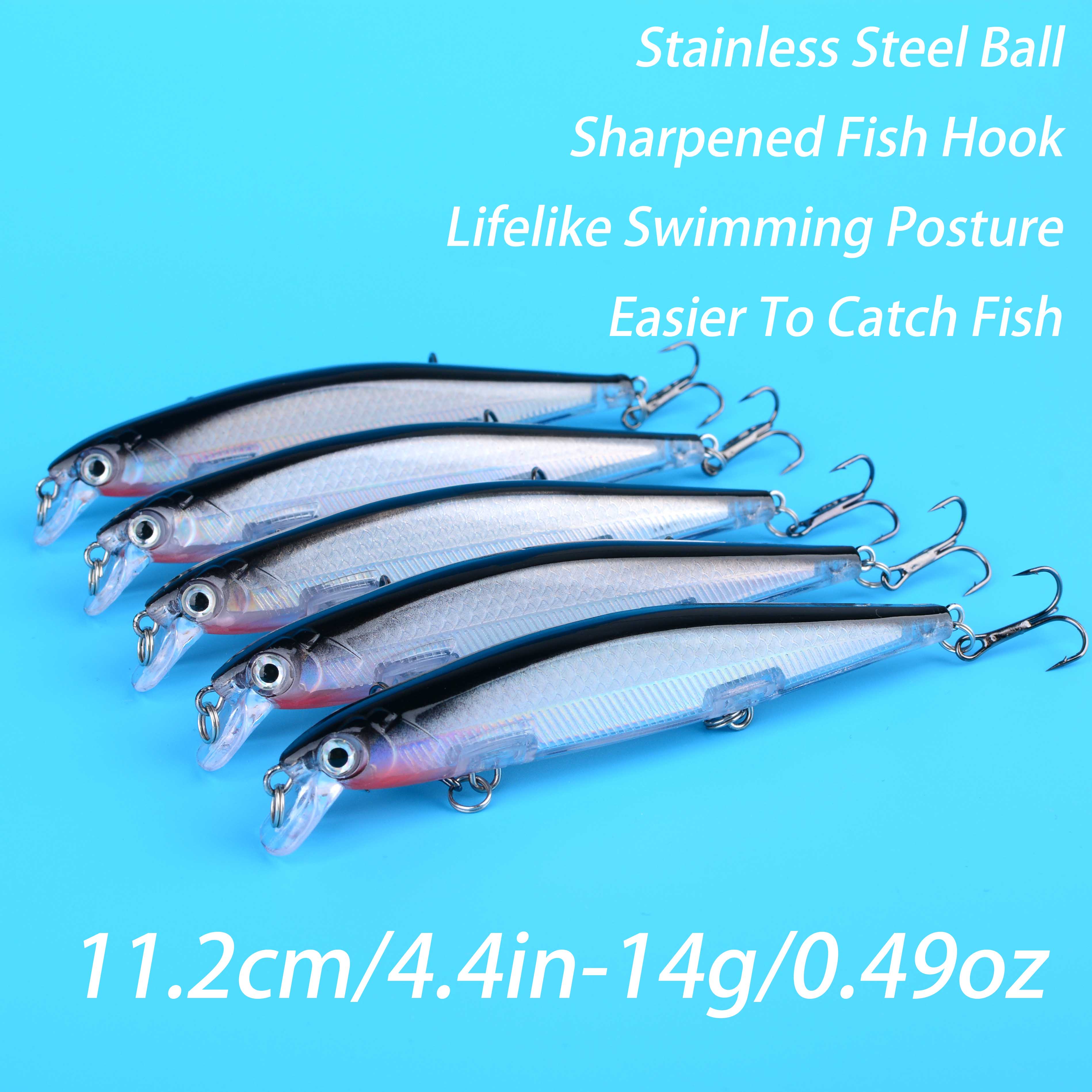 1PC Long Shot 11.2CM/14g Minno - огляд і ціна Fishing Lure Crankbait