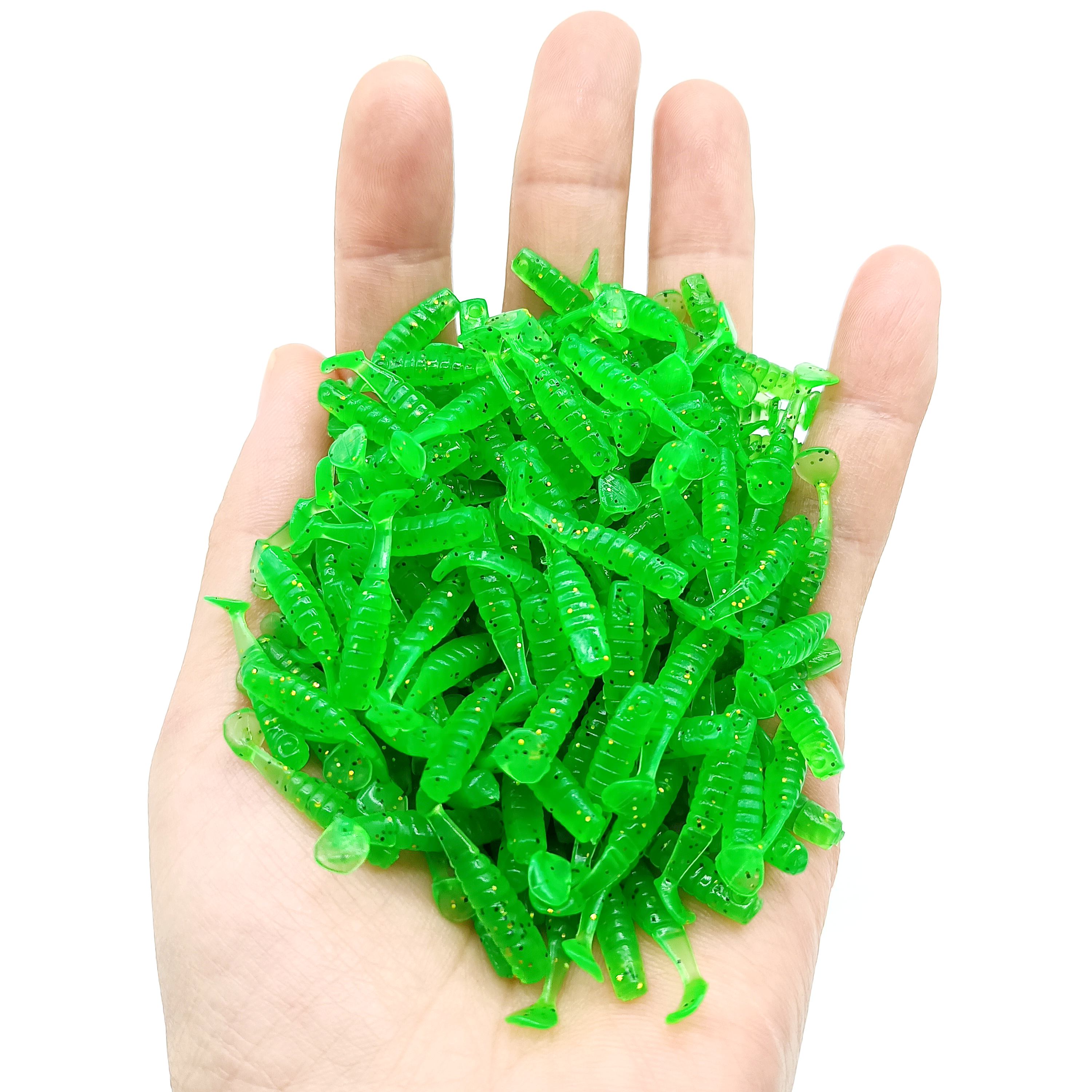 DUODUOYU 50PCS Mini T-tail Sof - огляд і ціна Fishing Lure Soft Plastic