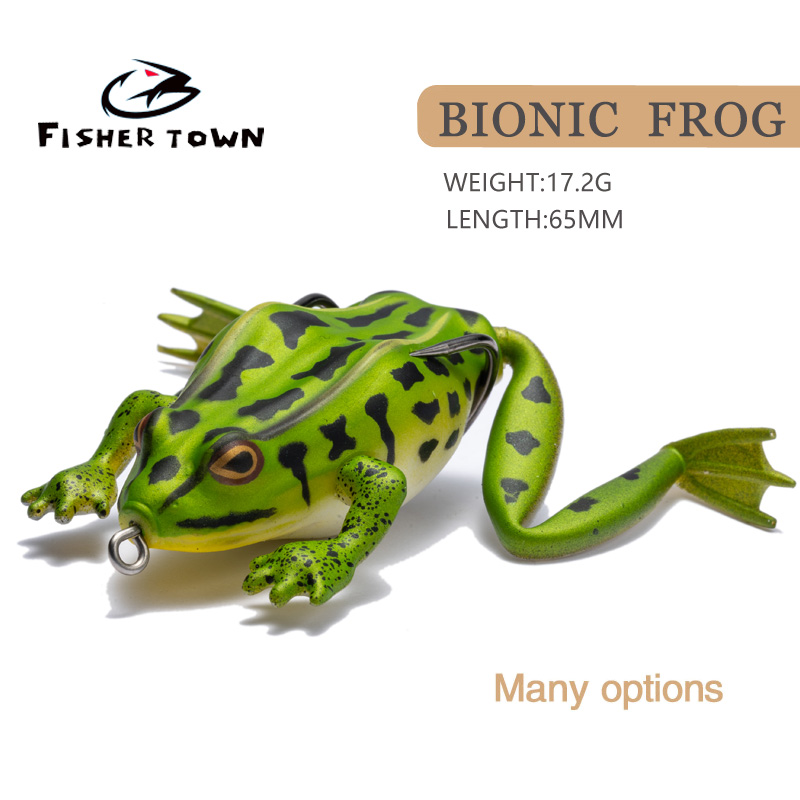 FT Frog Type Topwater Lure Sil - огляд і ціна Fishing Lure Soft Plastic