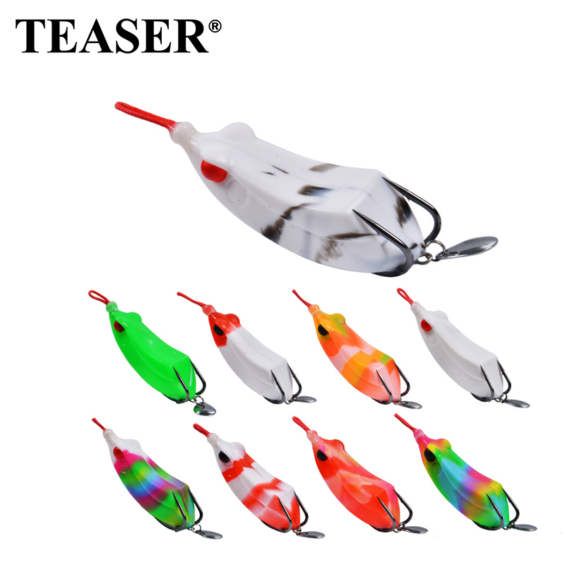 TEASER 18g Soft Silicone Frogs - огляд і ціна Fishing Lure Topwater