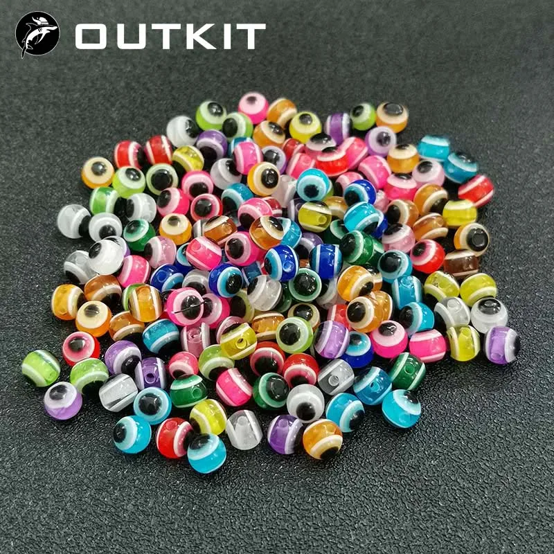 50pcs/lot Fish Eye Fishing Bea - огляд і ціна Fishing Lure Making Kit