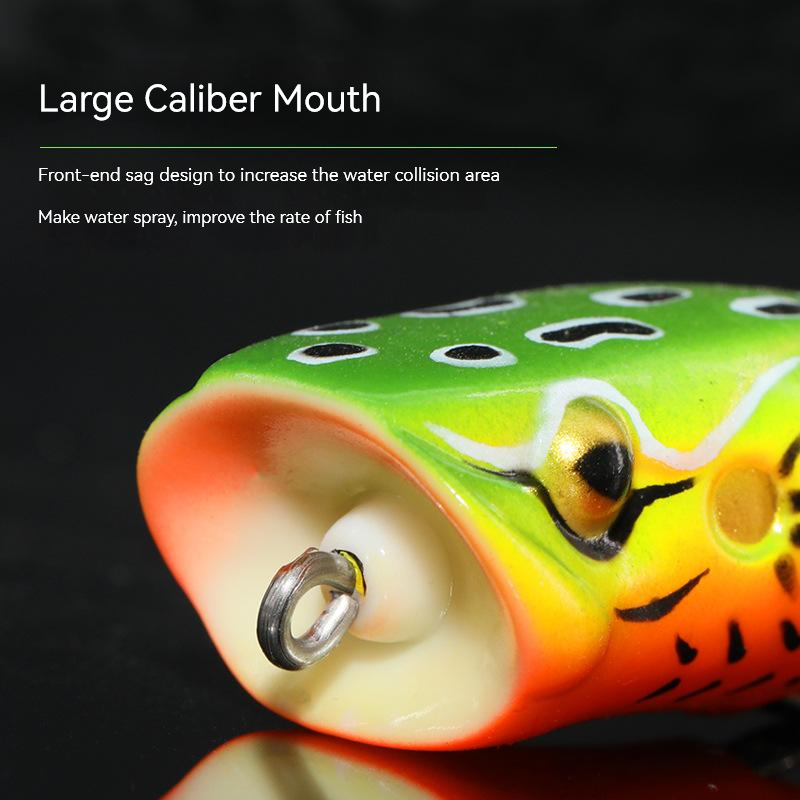 Big Mouth Topwater Frog Lures  - огляд і ціна Fishing Lure Soft Plastic