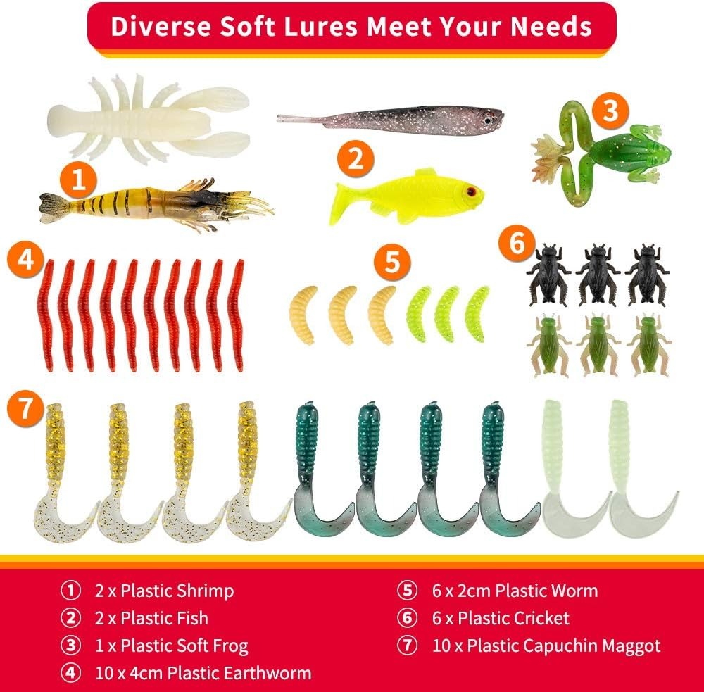 78Pcs Fishing Lures Kit for Ba - огляд і ціна Fishing Lure Spoon